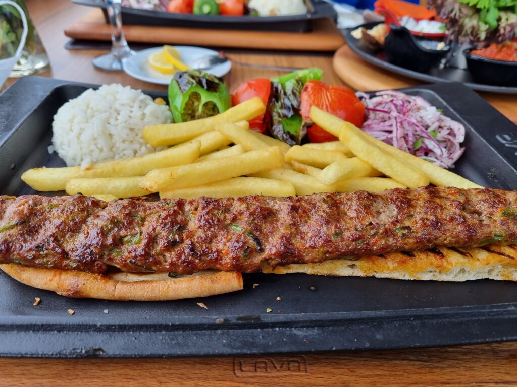 Adana Kebab at Zeugma Terrace Steak House
