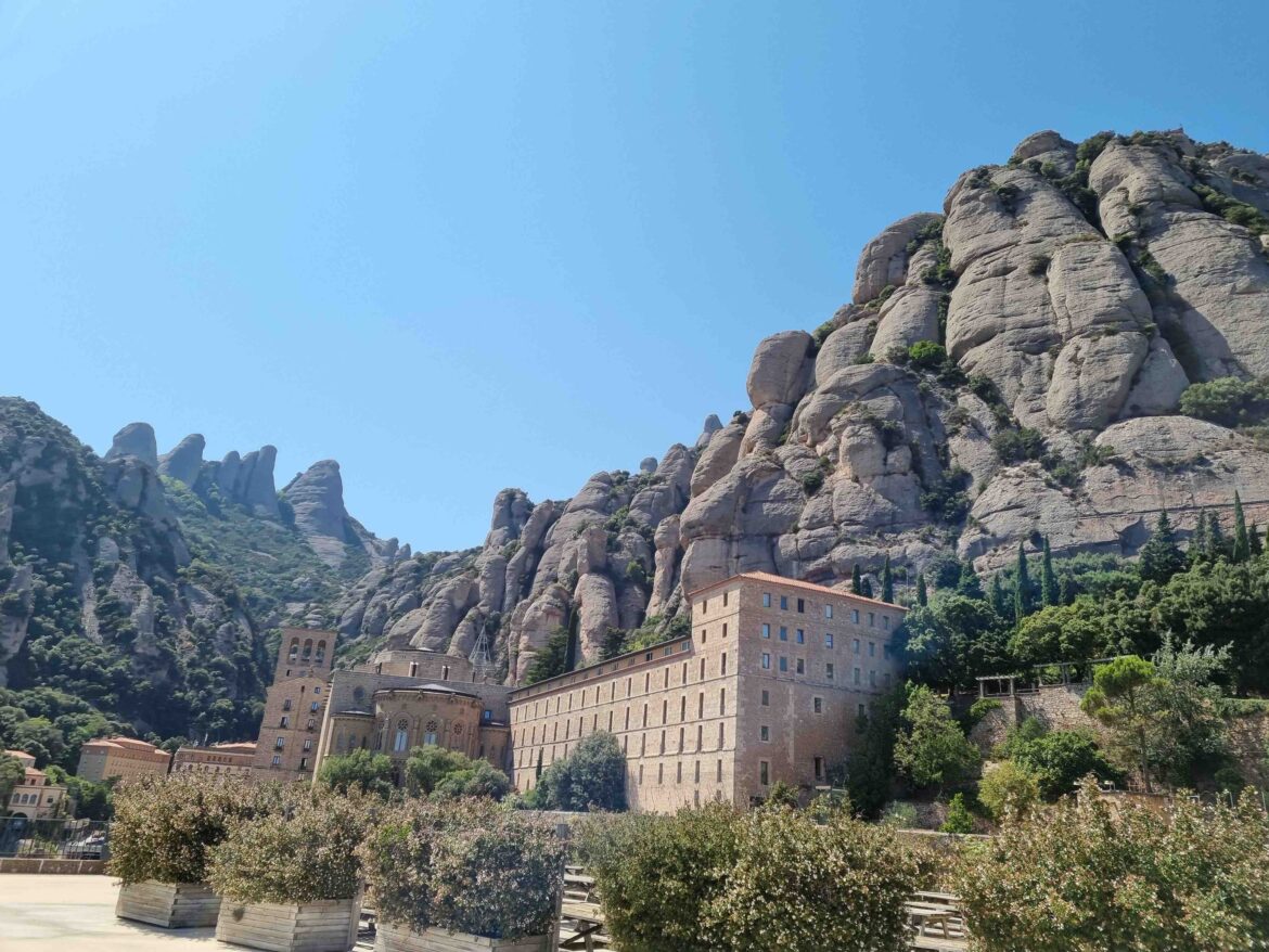 Montserrat Mountain in Catalonia, Spain.